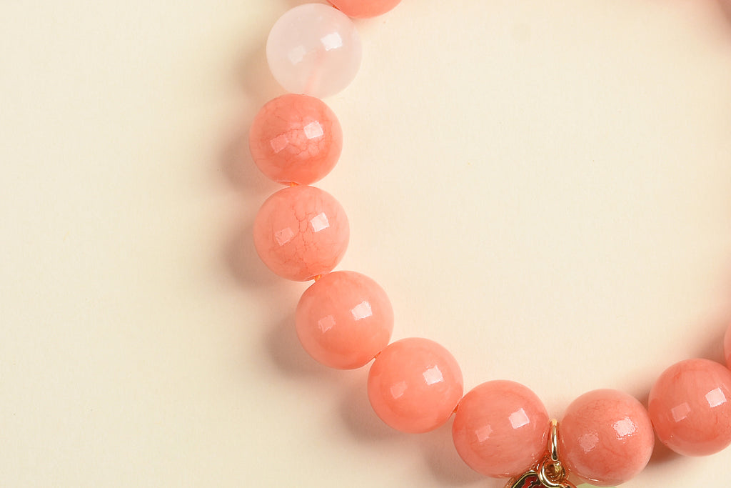 新品优惠 | 太陽石 粉貝  綠玉髓 | 天然水晶手鍊