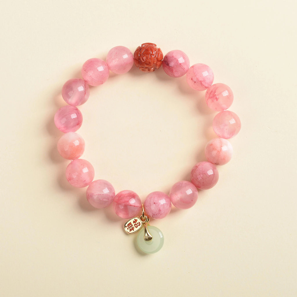 新品优惠 | 紅紋石  粉貝 綠玉髓 | 天然水晶手鍊