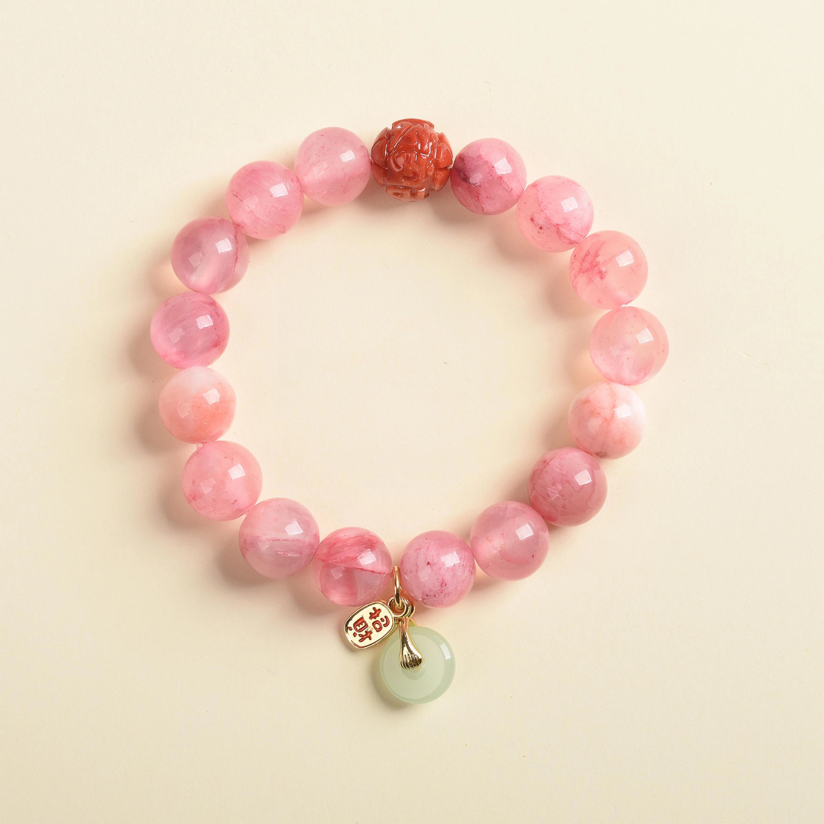 新品优惠 | 紅紋石  粉貝 綠玉髓 | 天然水晶手鍊