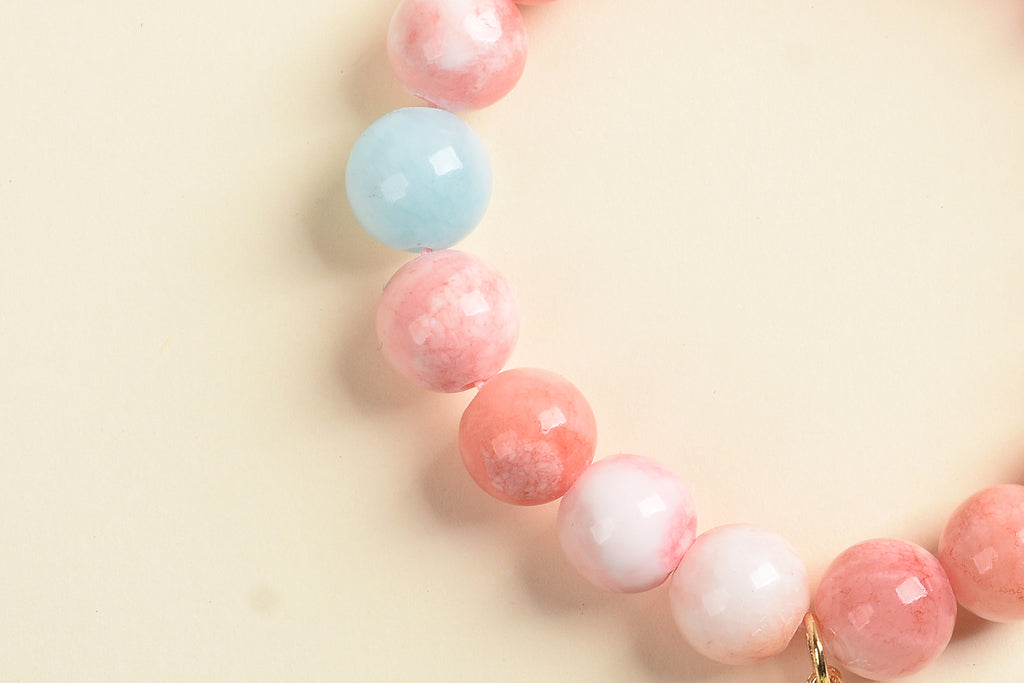 新品优惠 | 櫻花瑪瑙 海藍寶 粉貝 綠玉髓 | 天然水晶手鍊