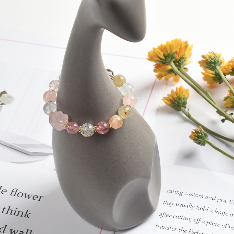 新品优惠 | 紫水晶 白水晶 黃水晶 髮晶 | 天然水晶手鍊